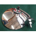 1250 PR. XK120 XK140 XK150 Pair of Round Classic Lucas Style Wing Mirror. C16114R & C16114L