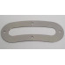 2110. Kidney Lock Cover Plate On Door Casing for Jaguar XK120 & XK140 OTS . BD3560. BD524/4