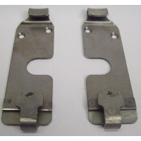 2342, 2343. *Discounted Pair *Correct Striker Plates for Door Locks, Jaguar XK150  &  XK140 FHC. BD13802. BD13803.