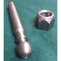 4211A. XK140 & XK150 Inner Steering Tie Rod, Cup and Nut (4211 4211A).  C8322