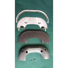 2476.  Jaguar XK150 Later Arm Rest Asembly. Un-trimmed pair.  BD14958