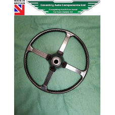 2325. XK120  Blumels design 16" SPORTS Steering Wheel in Black (1" smaller). TO ORDER ONLY. C5661