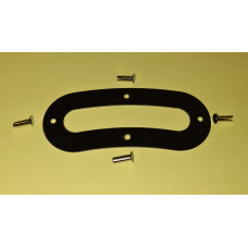 2110. Kidney Lock Cover Plate On Door Casing for Jaguar XK120 & XK140 OTS . BD3560. BD524/4