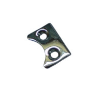 2119. Chrome Evelope Shape Securing Tab For Lanyard / Lift Tab. BD3540