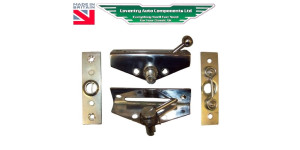 2132K. XK150OTS  Roadster Sprung Dzus Hood Catches Kit with Socket Striker plates. BD14576. BD14577