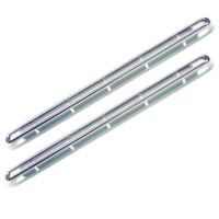 2150 x 2. Pair of XK120 & XK140 & XK150.  9" Long Demister Vent, Chromed for Dashboard Top. BD6429