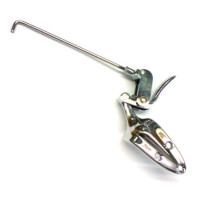 2181.  XK140 & XK150 DHC Drop Head, Hood Rear Hold Down Clamp and Mount Left Hand. BD10350. BD16041