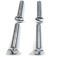 2330. XK ALL Chrome Door Dovetail Screws x 4 . AS502/4H