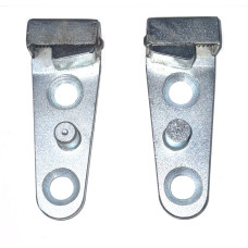 2346 x 1pr. Early XK140 FHC Sprung Door Lock Striker Plate on Body. BD10550. BD10551