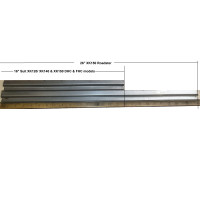 2382A.  XK150 Roadster Longer Section Door Window Lift Channel. BD9125. BD10562 . BD15063. 2/11559