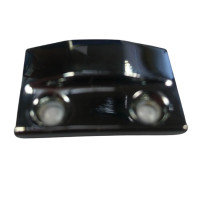 2450. Chrome Striker Plate for Front  Quarterlight / No Draught Ventilator  Handle . Thrust Plate. BD3991