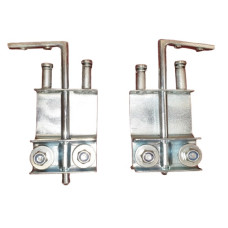 2451. Pair XK150 & XK140 FHC Front Quarterlight / N. D. V. Inner Frame Friction Pivot Assemblies . BD13150. BD13151 2451. Pair XK150 & XK140 FHC Front Quarterlight / N. D. V. Inner Frame Friction Pivot Assemblies . BD13150. BD13151