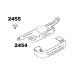 2455.  Fixed Head Coupe Chrome Plated Sliding Shoulder T Screw for Rear Quarterlight Catch Arm. 841. C11937. BSK318