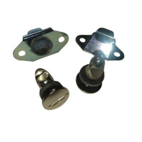 2515. XK120 DHC & FHC Pair of 'Oddie' Large ¼-turn Fastener Set fittings for Parcel / Luggage Box Cover. BD6129. BD1288/3