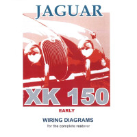 9188. Wiring Diagram Jaguar Early XK150 Exploded Wiring Diagrams Book (9188)