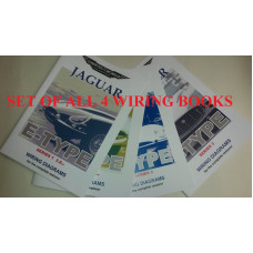 9190 SET. Wiring Diagram *Discounted Set of 4*  Jaguar E-type Exploded Wiring Diagrams Books (9190-9193)
