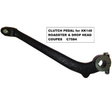 3239. XK140 HEAVY DUTY CLUTCH PEDAL for XK140 ROADSTER  & DROP HEAD COUPES for  LHD & RHD.  C7584