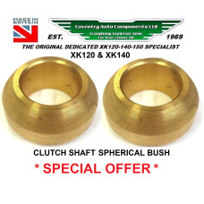 3240 x 2. ** SPECIAL ONLINE OFFER ** Pair of  Clutch Pedal Shaft Spherical Bush / Bearings. XK120 & XK140. C-Type.  C3255