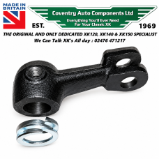 3256. 3508. *CAST SG IRON* Clutch Lever Actuator & Spring XK120 & XK140. C2483 C1968