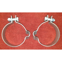 3315. XK120 & XK140 & XK150 Handbrake Cable Strap or Retaining Clip Over Axle Casing. C7875. C7859