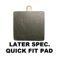 3450. XK150LATE / MK2 Brake Pads, Square, Quick Fit Design. 7937