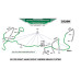 3520KH.  XK120 Right Hand Drive, Deluxe Tandem Brake Line Pipe , Hose & Fittings Complete KIt