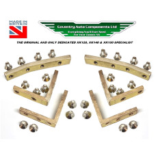 1017. XK120 & XK140 OTS O.T.S Windscreen Channel Frame Tapped Joint Kit with screws. BD3012-J. BD3013-J 1017. XK120 & XK140 OTS O.T.S Windscreen Channel Frame Tapped Joint Kit with screws. BD3012-J. BD3013-J