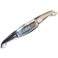 1160PLP. Excellent USED XK150 Reverse & Number Plate Light Plinth Chrome With Rev. Glass.  5308. C4559