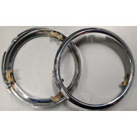 1222. Pair of XK120 Headlight Reducing Inner Rim for 7" Headlight Lens Unit.  554596