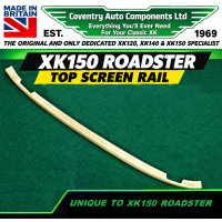1552. KEEP IN TOP TRIM ! XK150 OTS Roadster Screen Top Finisher Trim. Supplied in Brass. Tailor Fit to Car before Chroming  . BD14018