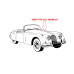 1600. Jaguar XK150 Chrome Centre Bonnet Strip Beading . Fits All Models. BD13523. BD14447