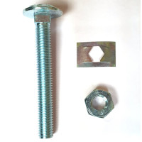 1603L. Extra Long Coach Bolts For Rear Over Riders & Spacers . C8348 x 2