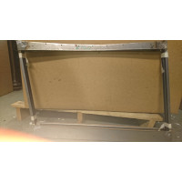 1687. XK150 OTS  Roadster Inner Door Glass Frame Cage Cassette . BD15416. BD15417