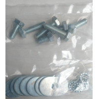 1727. XK120 & XK140 Rear Wing  (14) Bolt Car Set , cone point with oval and spring washers.  BD2401/1 & BD2401/2
