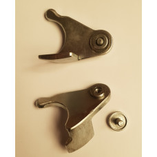1776. XK140 & XK150 Bell Crank Levers. Swinging Internal brass striker across door lock face to inner Lock. BD10504  BD10505. BD10532