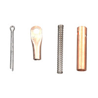 1783   XK120, XK140, XK150 Early Wing Vent Spring Plunger Assy. Sleeve, spring, pin 