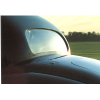 1841. XK120 FHC Rear Windscreen, window , backlight glass. BD5023