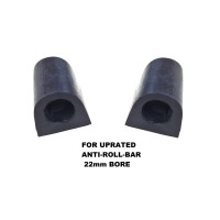 4104x2 . Pair of 22mm Racing XK120/140/150 Anti-Roll-Bar ARB Rubber Bearings . Suspension. C4349