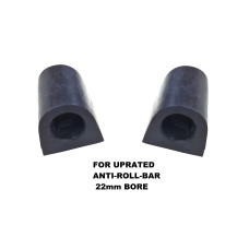 4104x2 . Pair of 22mm Racing XK120/140/150 Anti-Roll-Bar ARB Rubber Bearings . Suspension. C4349