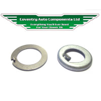 4212 & 4213. XK140 & XK150 Steering Rack End Lock Tab & Lock Washer over Nut. C8053. C10027 