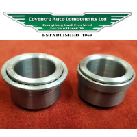 4238. Jaguar XK140 Steering Column Ball Race Bearings (PAIR)  C10367 & C10368