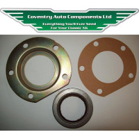 4521K. Salisbury Axle Leather Outer Rear Hub Seal In Holder with gasket 2HA-030 &  2HA-031 & 2HA-032. 7955. C1480. C1481. C1483