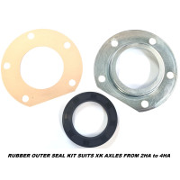 4521KR. Salisbury Axle Rubber Outer Rear Hub Seal In Holder with gasket 2HA-030 &  2HA-031 & 2HA-032. 7955. C1480. C1481. C1483