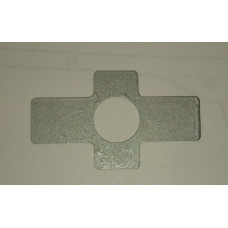 4551 x 2 . Rear Leaf Spring Shackle Lock Tab / Shim in Stainless Steel. C3651