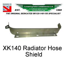 4558. XK140 Steel Shield Bracket Under Chassis for Radiator Lower Hose Protection . C8618