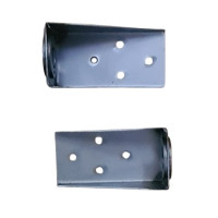 4565. XK140 LATE Radiator Bracket x 2, Lower 4-bolt to mount on side of rad. C8830