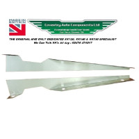 4575. XK120 Radiator Deflector ( Fillet ) Panels pair. BD4630. BD4631