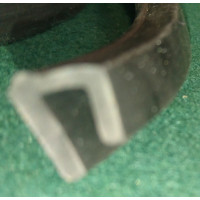 6072. SPECIAL XK120 FHC, Custom U- Section Rubber Seal to suit Rear Windscreen (7ft). BD6000 Replacement
