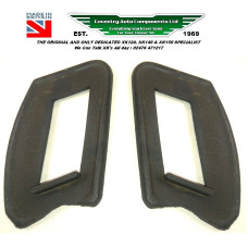 6110. XK120 & XK140 Roadster OTS Windscreen Side Pillar Grommet Pads . BD3887