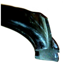 6210. XK140 FHC & XK150 FHC Seal Strip From Rear of Door to Quarterlight  Rear Glass x2 . BD11031/1